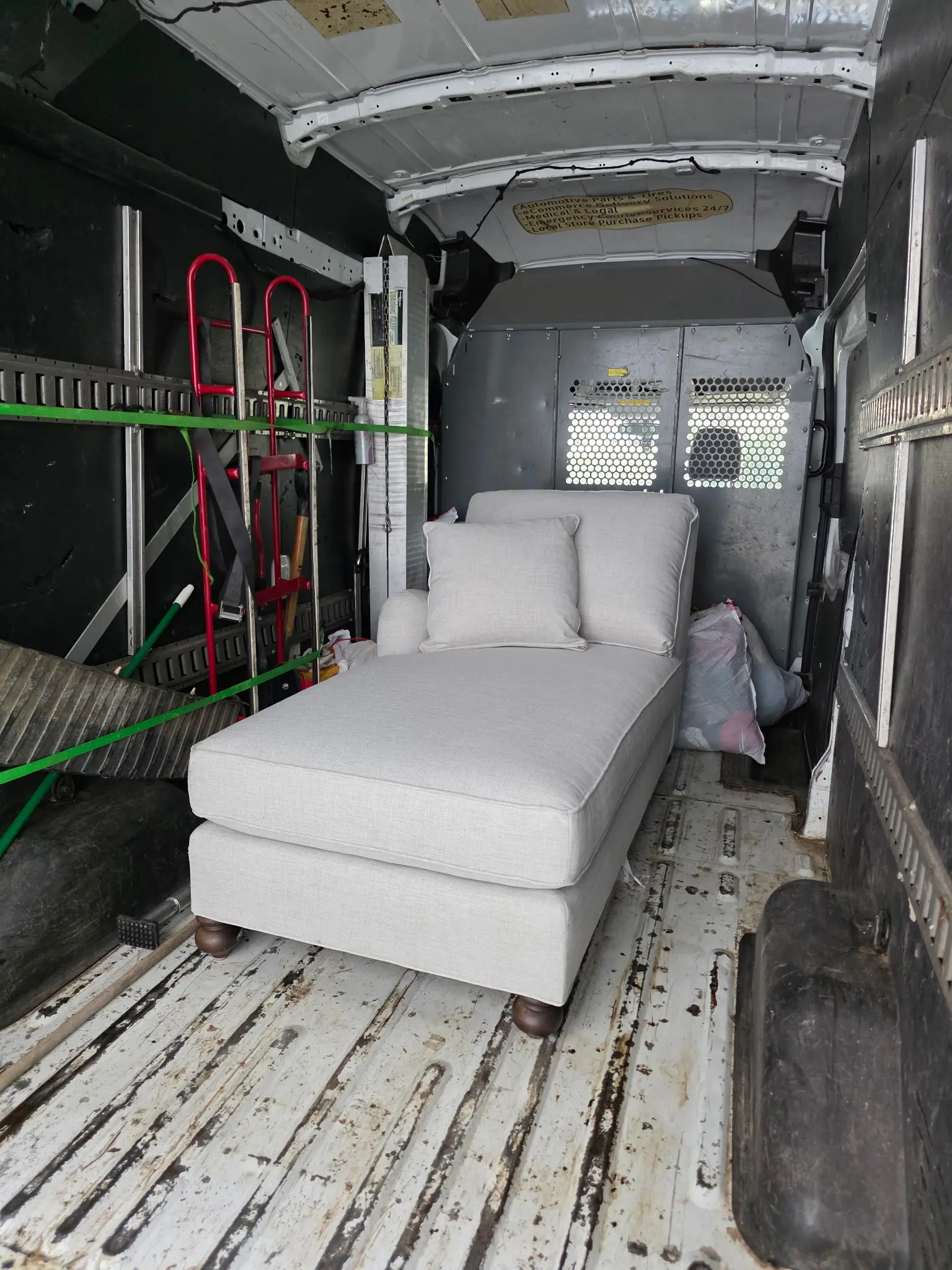 Pickup & Delivery — project completed by Brown Box Recycled